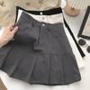 2024 Summer Women's Pleated High Waist Short A-Line Skirt