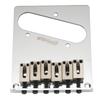 Wilkinson WOT03 10.5mm Telecaster Bridge with Modern 6-Way Saddles for American Standard Tele TL Electric Guitars, Chrome