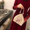 Hand Bag Women Vintage Lace Floral Embroidery Purse Handle Bags Ladies Retro Harajuku Shoulder Bags