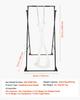 Yoga Stand Frame, Max 200 kg Load Swing Stand, Triangular Structure Aerial Rig, Aerial Silk Stands with EVA Foam & 6m Yoga Hammock, 4-Level Horizontal