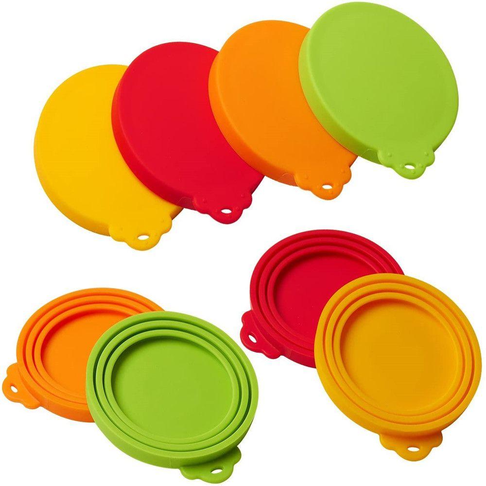 Hot Pet Supplies Box Cover Silicone Can Lid Food Tin Cover Cans Cap Pet Can Covers