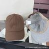 New embroidered peaked cap female face small versatile visor hat personalized baseball cap casual