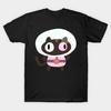 Мужская черная футболка с принтом Steven Universe Cookie Cat Печать на трансферной бумаге без вырезания Хлопковая футболка