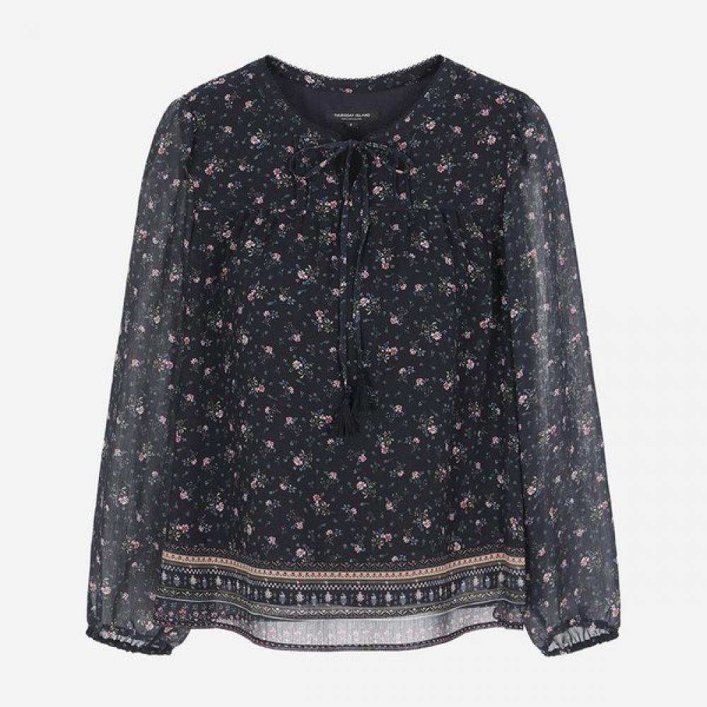 Thursday Island Flower Ethnic Blouse T266mbl138w