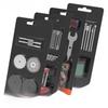Electric Grinding Accessories: Drill Bits, Diamond Saw Blades, Sandpaper Rings, Grinding Paste, and Cutting Sets.