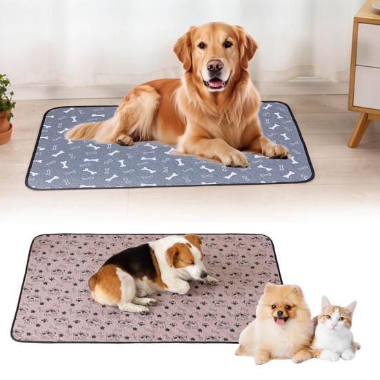 Многоразовая моющаяся пеленка для щенков, нескользящая, супервпитывающая, непромокаемая, для пола, манежа, клетки, родильного ящика