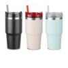 20oz Stainless Steel Thermos Bottle Coffee Mug Car Thermos With Straw Water Bottle Thermo Mug Travel Vacuum