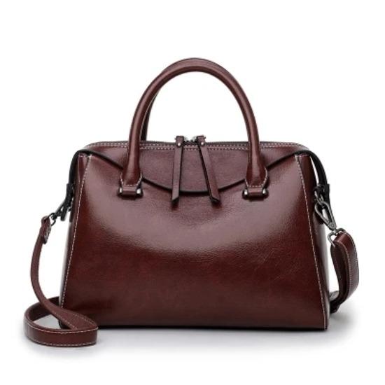 High Quality Casual Tote Bags Vintage Shoulder Large Capacity Women's Fashion Leather Bags