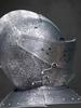 Рыцарский турнир Закрытый доспех Шлем Средневековый лучший вид 18GA SCA LARP
