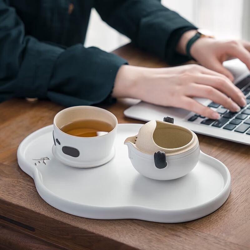 Edenus Silver Panda Hero A Portable Chinese Travel Tea Set