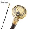 Golden Black Eagle Flower Handle Fashion Stick for Party Decorative Walking Cane Elegant Crosier Knob Walking Stick 91.5cm