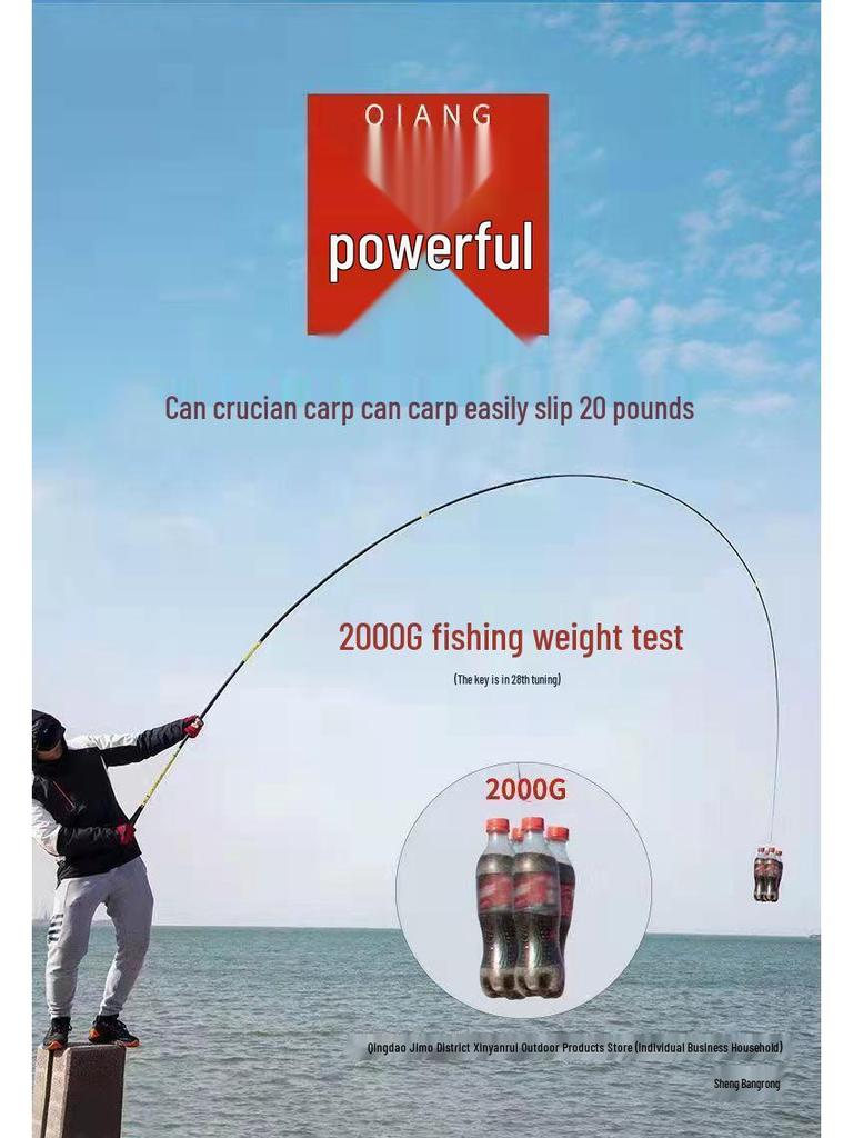 Супертонкая жесткая карбоновая удочка для ловли карася на удочку для тайваньской рыбалки