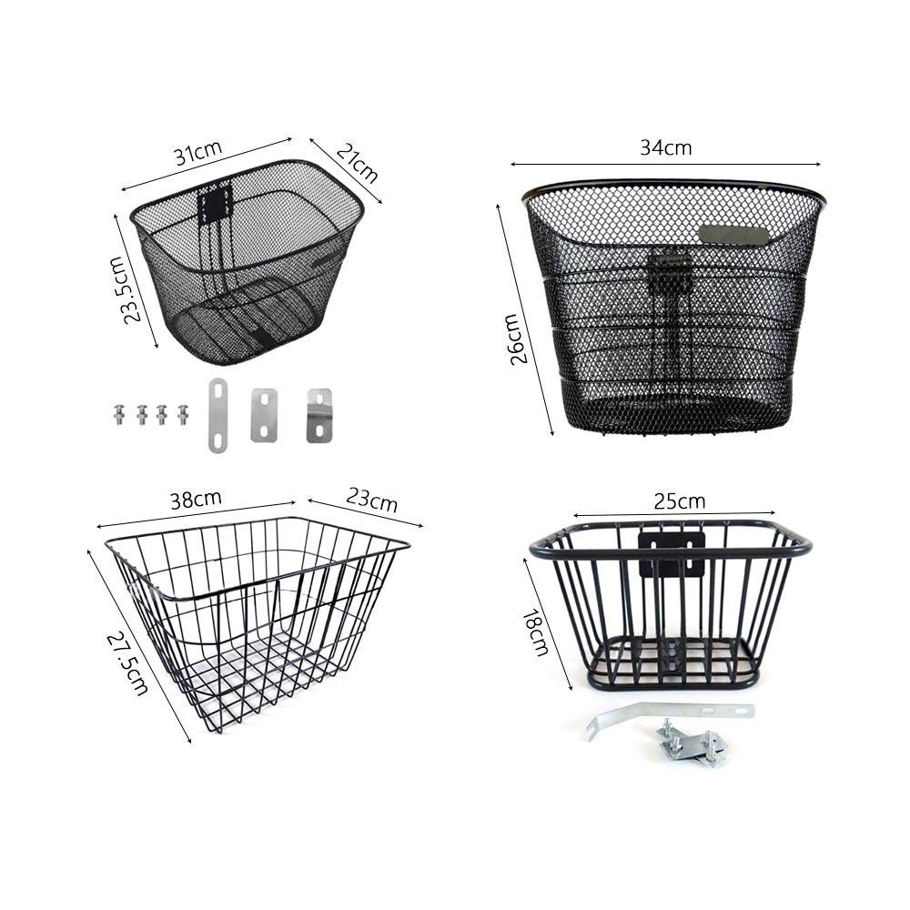 Fixed Durable Mountain Bike Basket Backpack Storage  Children's Folding Bike Accessories