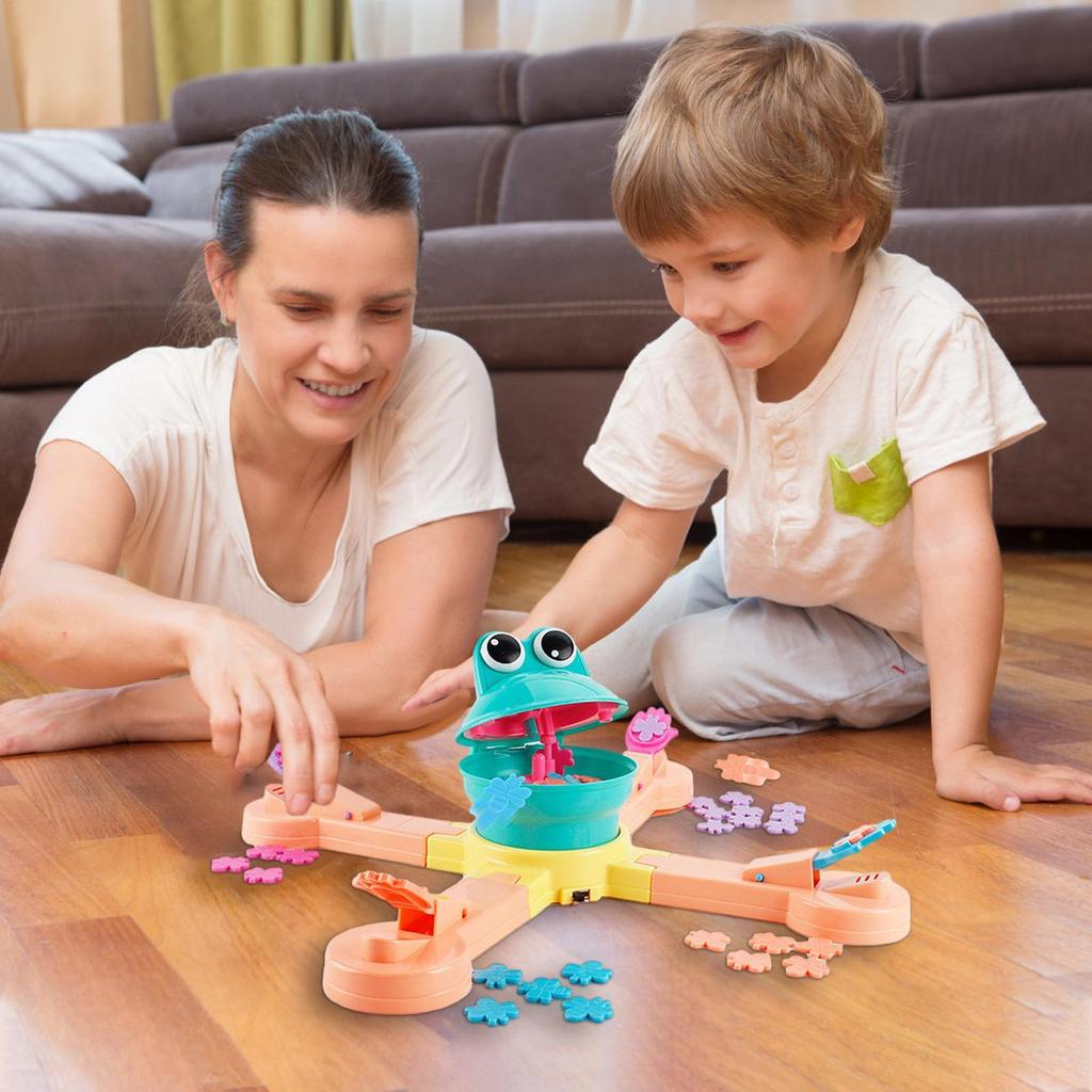 Feeding Frog Game Toy Funny Educational Parent-Child Interactive Toy Competitive Multiplayer Interactive Table Game Gift