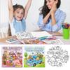Cute Cartoon Coloring Book GIRL MOMENTS Educational Paperback Stress Relief Painting Gift Doodles Book for Adults And Teens