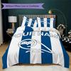 Постельное белье Sheffield Wednesday с индивидуальным именем, Комплект одеял, Пододеяльник, Наволочка, Домашний подарок на день рождения(1 пододеяльник + 2 наволочки, без наполнителя)_xia