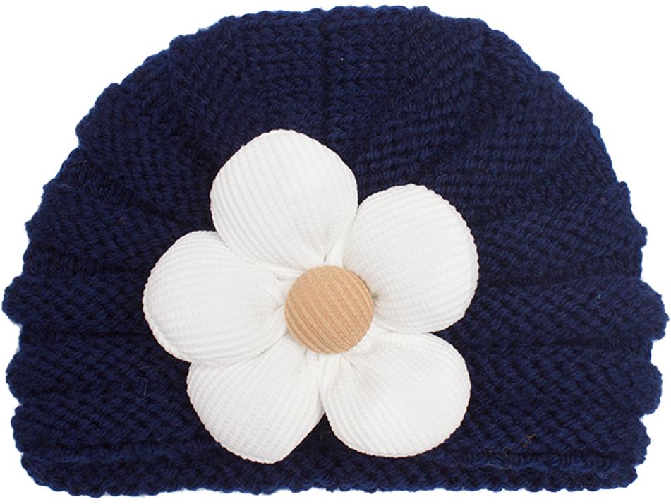 2023 Европейская и американская детская шерстяная шапка-пуловер с цветочным узором: Тепло и комфортно для осени и зимы