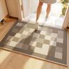 Household Simple Entry Door Floor Mat, Porch Mat, Advanced Sense, Dirt-Resistant And Easy To Take Care Of, Anti-Skid Ring, Velvet Can Be Cut Carpet