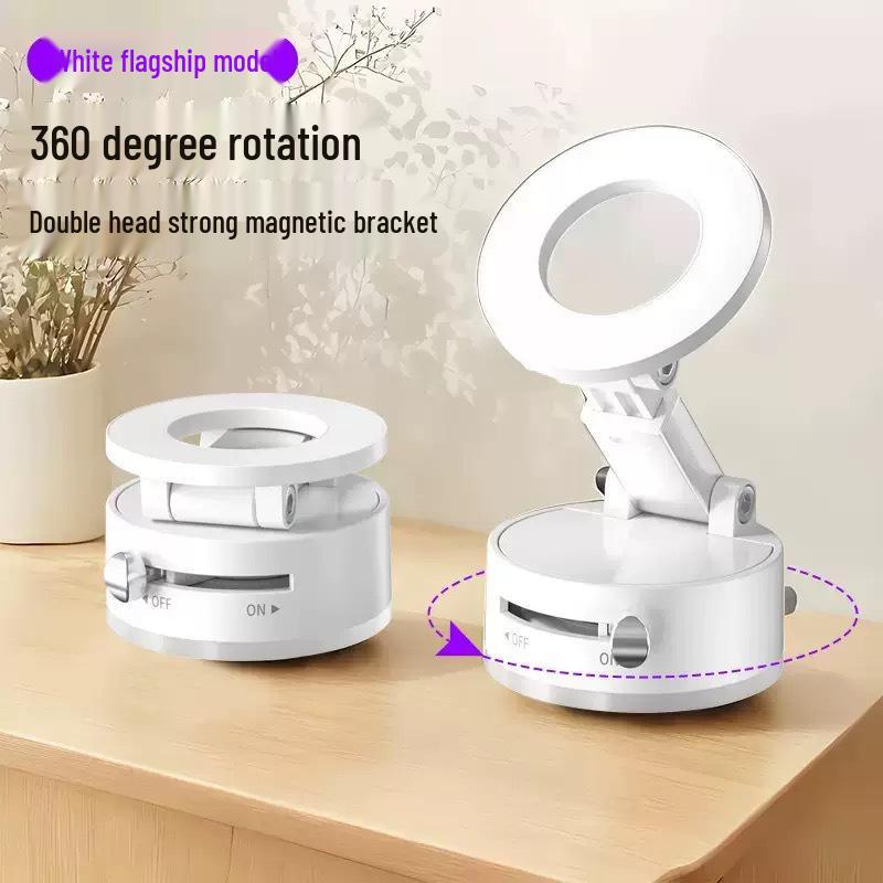 Вращающийся магнитный держатель для телефона в автомобиль с присоской для навигации