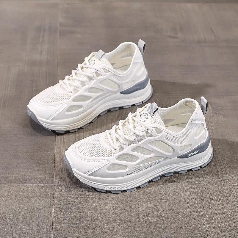 2025Hot Sale Women Breathable Casual Shoes Summer Mesh Platform Sneakers Fashion Gym Comfortable Training Shoes Zapatillas Mujer