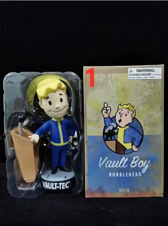 Милый Бобовая Голова Vault Boy Полный Набор Аниме Фигурка Действия Игрушки Статуя Коллекция Модель Кукла Настольное Украшение Дисплей Игрушки Подарки