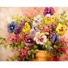 Full Drill Diamond Embroidery Flowers Pictures Of Rhinestones Diamond Painting