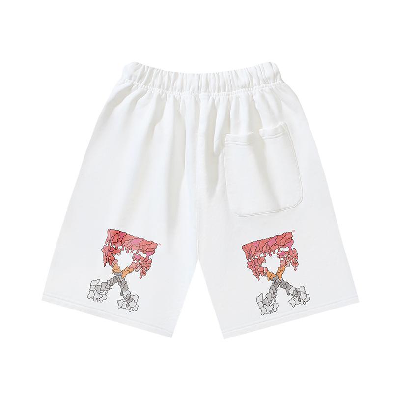 1213 Off-White Весна/Лето 2026 Новые Мужские и Женские Повседневные Свободные Шорты с Принтом Растворенной Стрелы OW