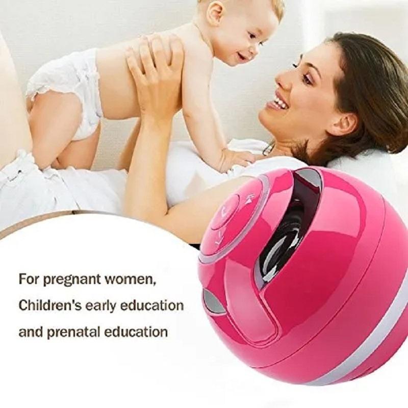 Светодиодный портативный мини-беспроводной Bluetooth-динамик, круглый Hi-Fi с сабвуфером, поддержка внутреннего и наружного использования, музыкальный плеер TF для IPhone / Android