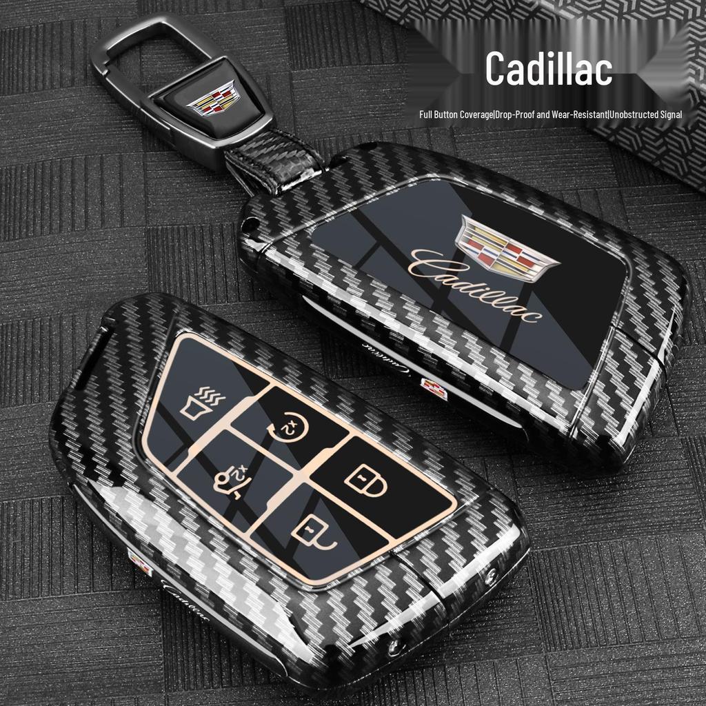 Cadillac Metal Key Shell Case for XT4, XT5, XT6, XTS, CT4, CT5, CT6, ATSL