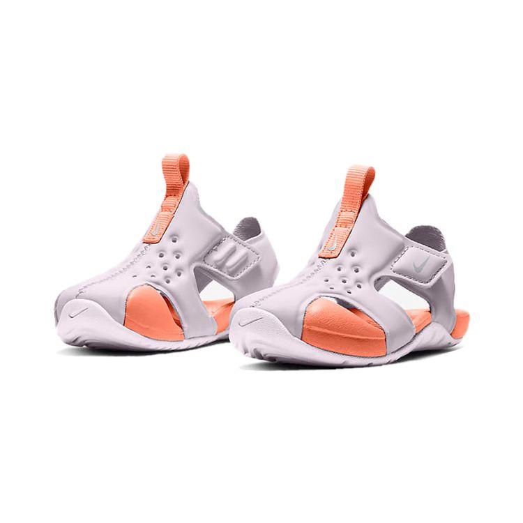 Nike Детские кроссовки Sunray Protect 2 TD Light Violet Crimson Bliss Purple Metallic-Platinum 943827-503