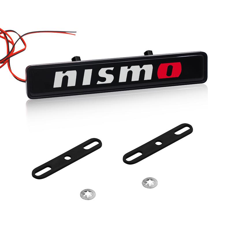 1 шт. Автомобильная светодиодная решетка радиатора с эмблемой AMG, декоративный свет, стайлинг для Nissan Nismo Qashqai X J10 J11 Trail Tiida Juke Teana Pulsar Altima