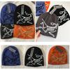 Шапка-бини Пряжа Вязаная Шапка Слово Птица Теплая Шерстяная Кепка Унисекс Хип-хоп Стиль Шапка Осень Зима