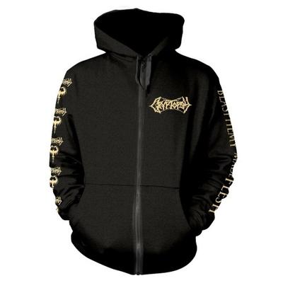 Толстовка с капюшоном на молнии унисекс для взрослых Blasphemy Made Flesh Cryptopsy