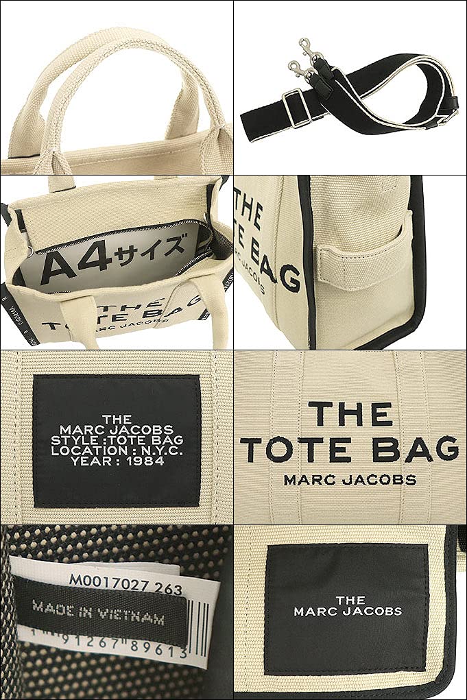Marc Jacobs Bag M0017027 Warm Sand The Jacquard Canvas Graphic Logo Small Tote Bag [Marc Jacobs] (Tote Bag) Women's [Brand] [Item]