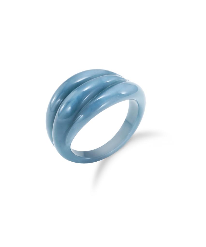 Byhyeres Echo Shell Формика Синее Кольцо Bh7R61712Bl
