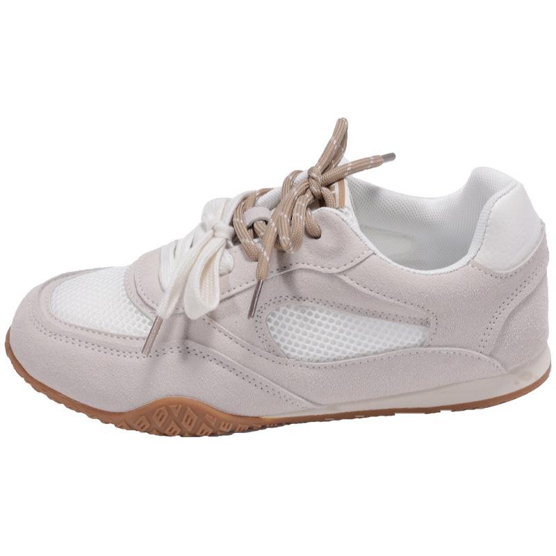 Уродливо-милые повседневные кроссовки на плоской подошве на шнуровке в стиле Форреста Гампа 2025 весна новые удобные и дышащие повседневные спортивные папины немецкие тренировочные кроссовки