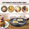 1Pcs Professional Stainless Steel Egg Fried Ring Nonstick Round Pancake Mold Kitchen Omelet Mold for Frying Eggs Cooking Ring