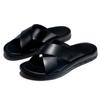 Fashion Summer Sandals Men Leather Classic Roman Open-toed Slipper Outdoor Beach Rubber Summer Shoes Flip Flop Water Sandals Men