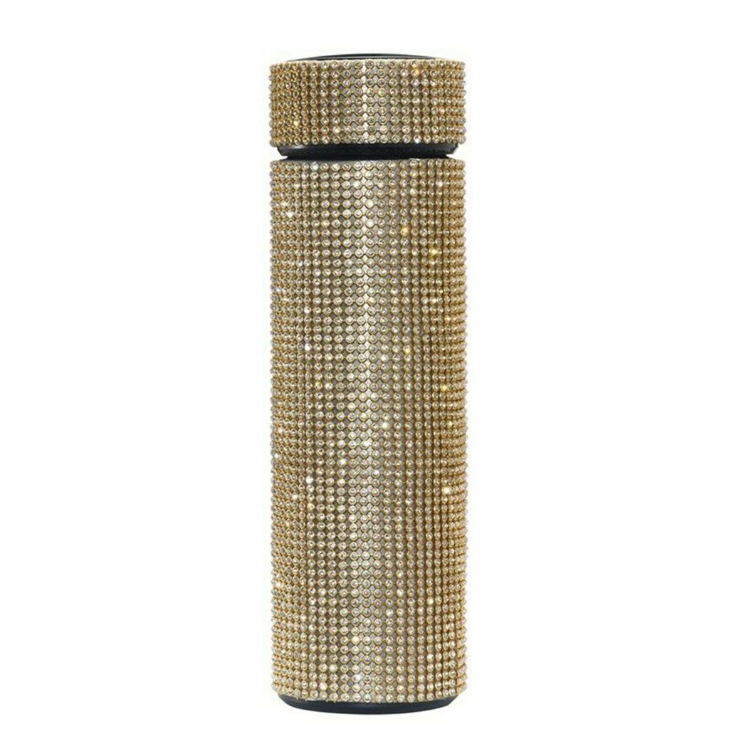 Creative Diamond Thermo Bottle Water Bottle Stainless Steel Smart display 00ml