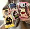 Вышивка Медведь Кролик Подходит для чехла для мобильного телефона Apple 17 16promax противоударный 15Pro полноразмерный 13/14 защитный чехол