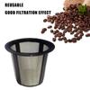 1/2/4pcs Coffee Filters Cup Brew Coffee Or Tea Reusable K-Cup Eco-Friendly Refillable Pod K-Cup Sustainable Coffee Accessories