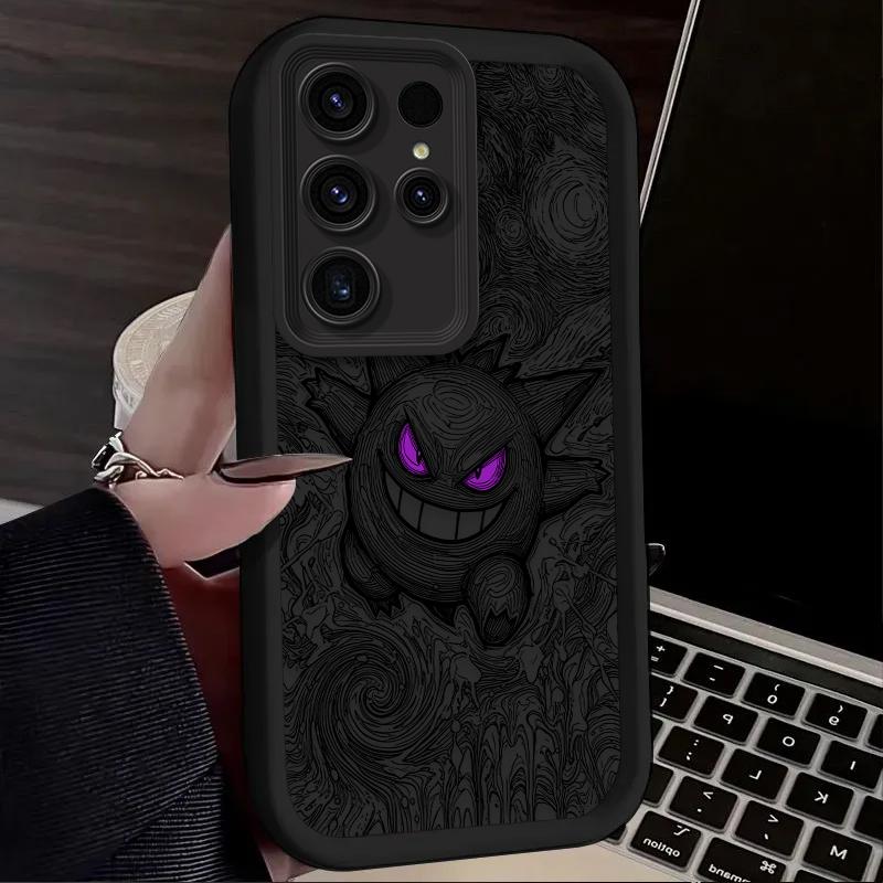 P-Pokemon Gengar Cool Case For Samsung Galaxy S24 S23 S25 Ultra S22 S21 Plus FE A56 A36 A26 A16 A06 A15 A25 A35 A55 5G Cover