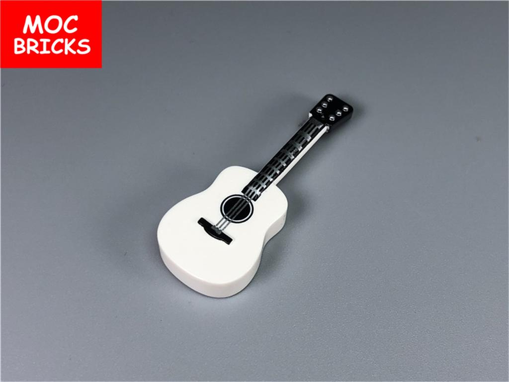 10 шт./лот Кубики MOC Инструмент Саксофон Бас-гитара suona Музыкальные Строительные Блоки DIY Куклы Игрушки Подарки для Детей
