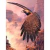 5D DIY Diamond Painting Cross Stitch Full Round Drill Soaring Eagle Diamond Embroidery