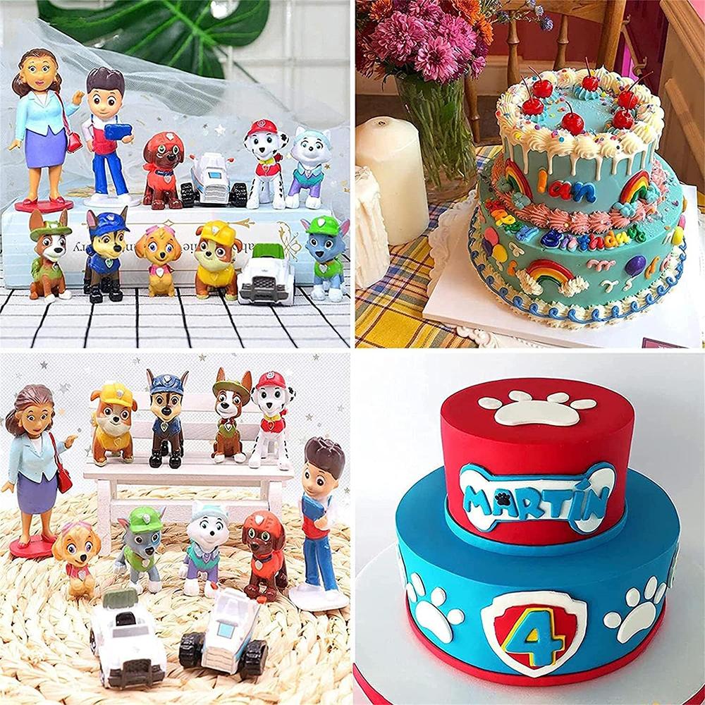 12 шт. Фигурки Щенячий патруль, фигурки для торта, украшения для праздничного торта