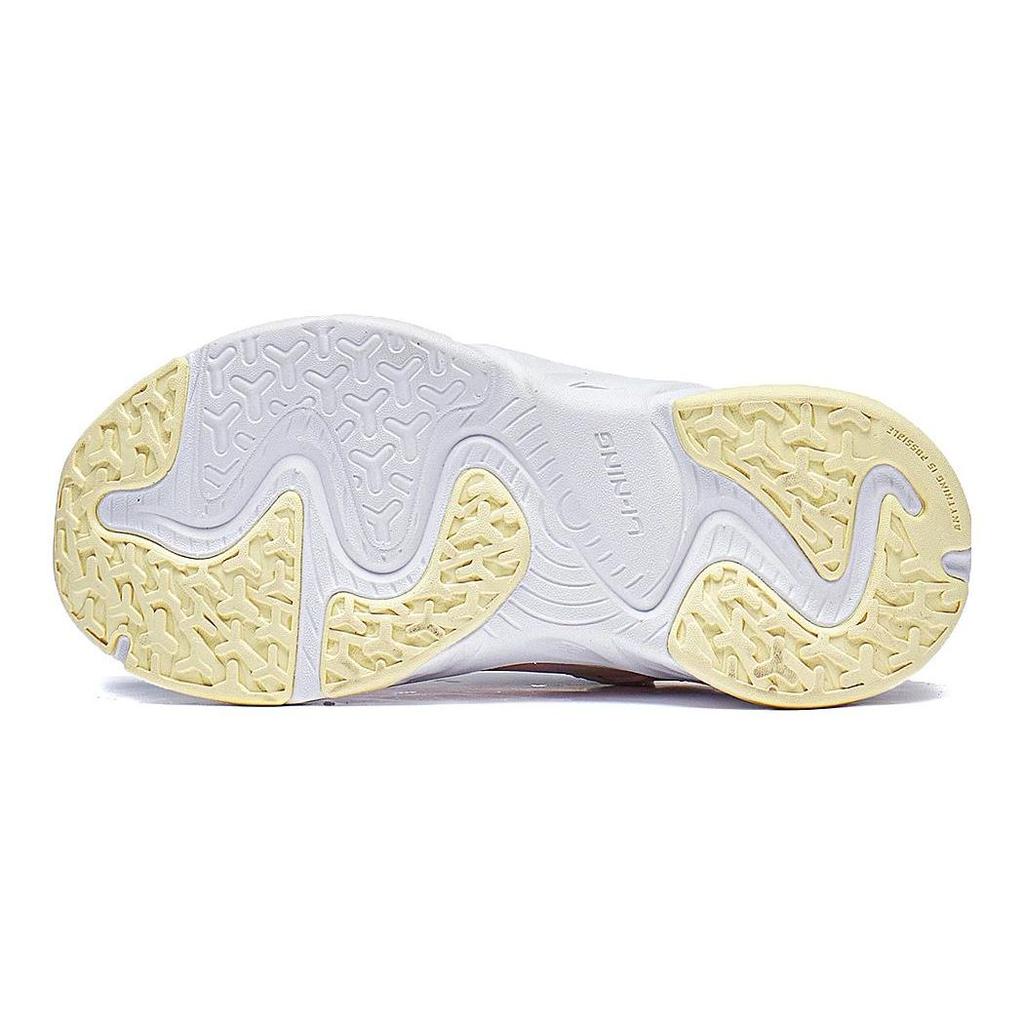 Li Ning Детские светящиеся удобные кроссовки для бега с низкой посадкой Night Elf 3.0 Детские кроссовки для бега Персиково-розовый Оранжевый YKNT088-6