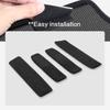 Compatible with Toyota New 40 Series 3rd Generation Side Step Set of 4 Alphard/Vellfire (2023-Present), Mats, Black,