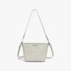 Large-capacity woven hand-carried bucket bag women's summer new high-end casual shoulder messenger bag