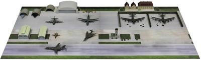 Pit Road SPS Series US Air Force Guam Andersen Base 1980s Пейзаж Бумажная основа x 180 мм 4 Пластиковые модели SPS30 1/700 (280 листов)