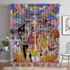 One Piece Curtains Child Room Halloween Decoration Anti-mosquito Curtains for Camera Living Room Curtain Shades Partition Modern